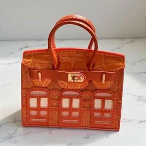 Orange MINI Bag Charm